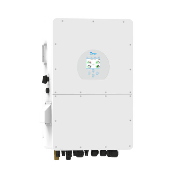 Deye SUN-30K-SG02HP3-EU-AM3 kolmefaasiline hübriidinverter (30 kW, kõrgepinge)