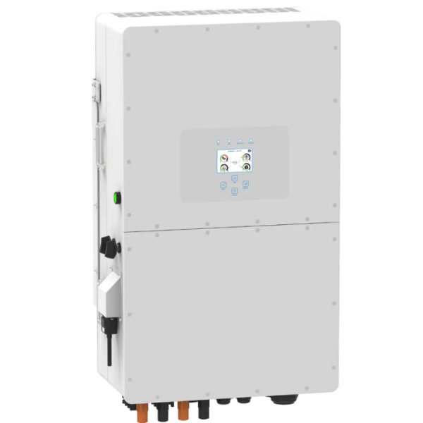 Deye SUN-40K-SG01HP3-EU-BM4 kolmefaasiline hübriidinverter (40 kW, kõrgepinge)