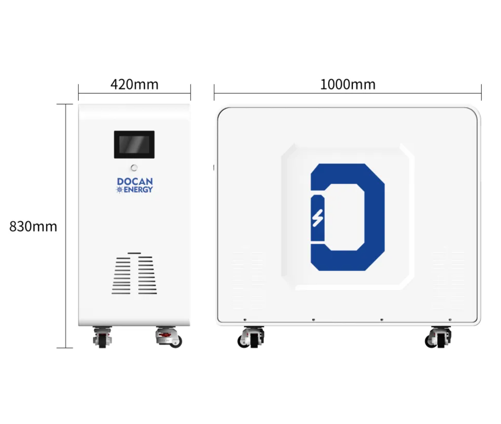 Docan MOON 48 kWh LiFePO4 madalpinge akusalvesti - Pilt 2
